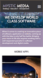 Mobile Screenshot of mysticwebdesign.com